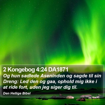2 Kongebog 4:24 DA1871 Bible Verse Image