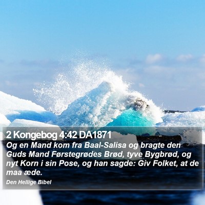 2 Kongebog 4:42 DA1871 Bible Verse Image