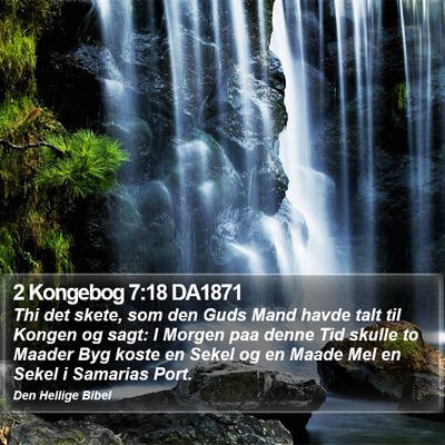 2 Kongebog 7:18 DA1871 Bible Verse Image