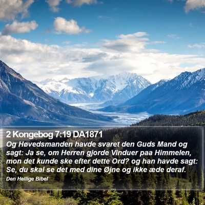 2 Kongebog 7:19 DA1871 Bible Verse Image