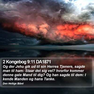 2 Kongebog 9:11 DA1871 Bible Verse Image