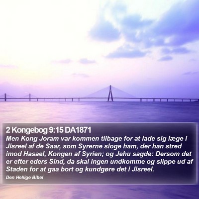 2 Kongebog 9:15 DA1871 Bible Verse Image