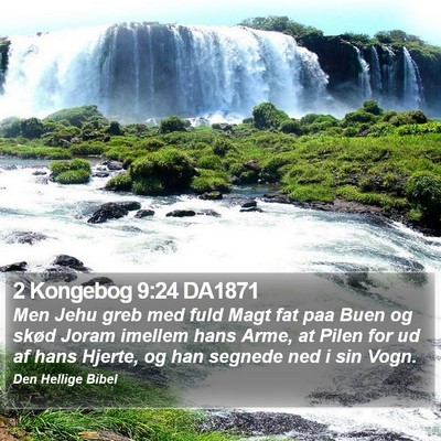 2 Kongebog 9:24 DA1871 Bible Verse Image