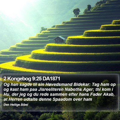 2 Kongebog 9:25 DA1871 Bible Verse Image