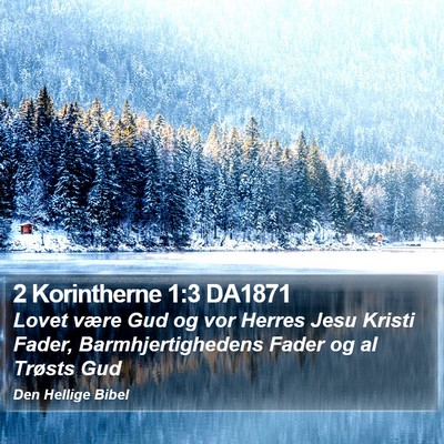 2 Korintherne 1:3 DA1871 Bible Verse Image