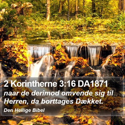 2 Korintherne 3:16 DA1871 Bible Verse Image