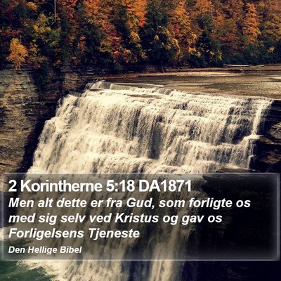 2 Korintherne 5:18 DA1871 Bible Verse Image