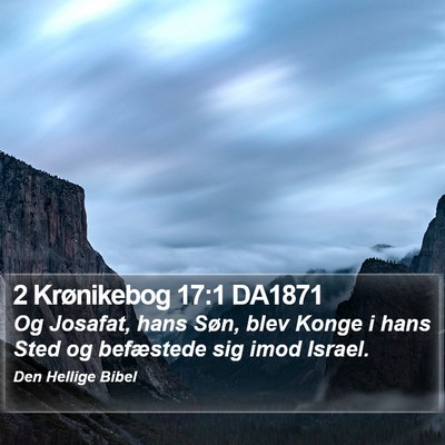 2 Krønikebog 17:1 DA1871 Bible Verse Image