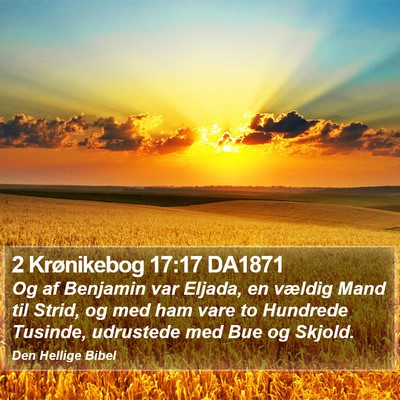 2 Krønikebog 17:17 DA1871 Bible Verse Image