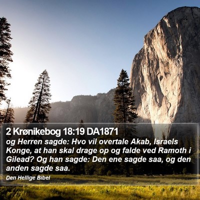 2 Krønikebog 18:19 DA1871 Bible Verse Image