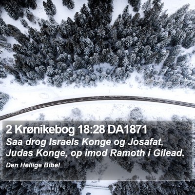 2 Krønikebog 18:28 DA1871 Bible Verse Image