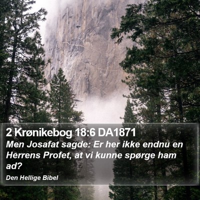 2 Krønikebog 18:6 DA1871 Bible Verse Image