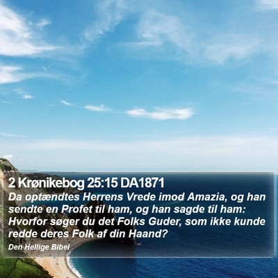 2 Krønikebog 25:15 DA1871 Bible Verse Image