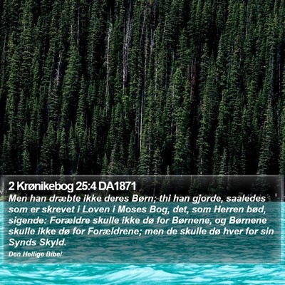 2 Krønikebog 25:4 DA1871 Bible Verse Image