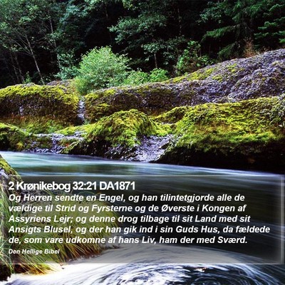 2 Krønikebog 32:21 DA1871 Bible Verse Image