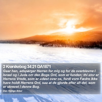 2 Krønikebog 34:21 DA1871 Bible Verse Image