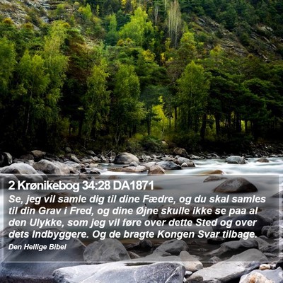 2 Krønikebog 34:28 DA1871 Bible Verse Image