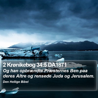 2 Krønikebog 34:5 DA1871 Bible Verse Image