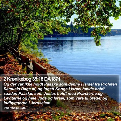 2 Krønikebog 35:18 DA1871 Bible Verse Image