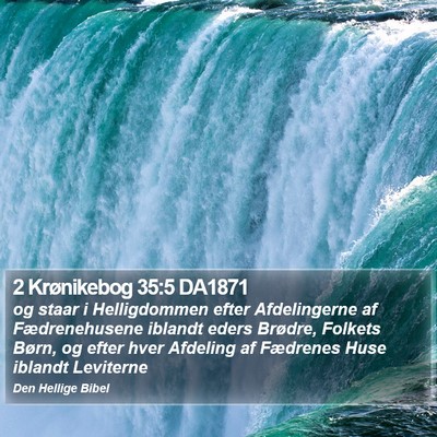 2 Krønikebog 35:5 DA1871 Bible Verse Image