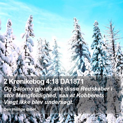 2 Krønikebog 4:18 DA1871 Bible Verse Image