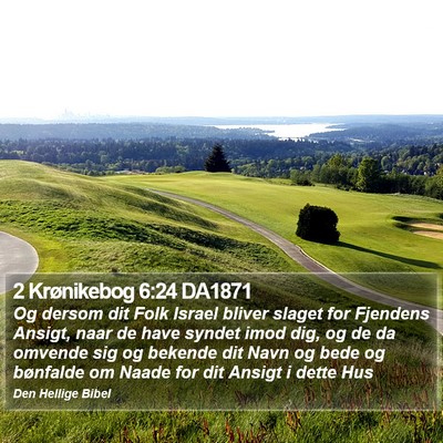 2 Krønikebog 6:24 DA1871 Bible Verse Image