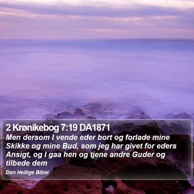 2 Krønikebog 7:19 DA1871 Bible Verse Image