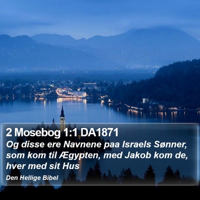 2 Mosebog 1:1 DA1871 Bible Verse Image
