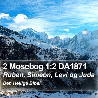 2 Mosebog 1:2 DA1871 Bible Verse Image