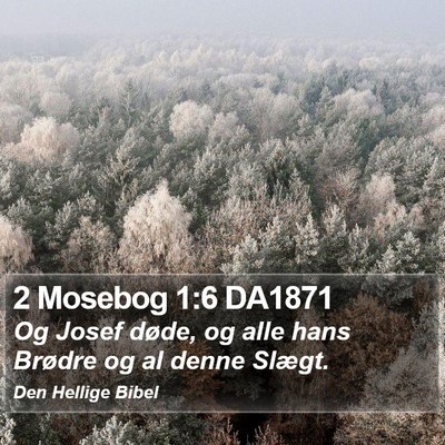 2 Mosebog 1:6 DA1871 Bible Verse Image