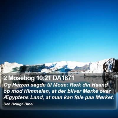 2 Mosebog 10:21 DA1871 Bible Verse Image