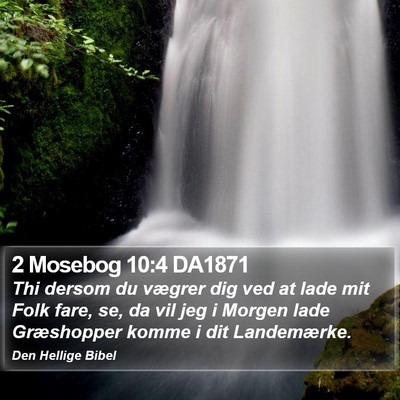 2 Mosebog 10:4 DA1871 Bible Verse Image
