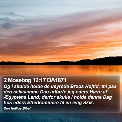2 Mosebog 12:17 DA1871 Bible Verse Image