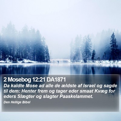 2 Mosebog 12:21 DA1871 Bible Verse Image