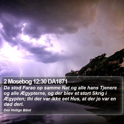 2 Mosebog 12:30 DA1871 Bible Verse Image