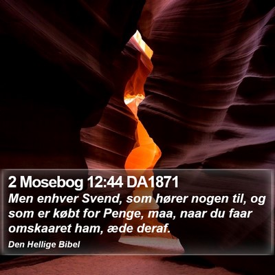 2 Mosebog 12:44 DA1871 Bible Verse Image