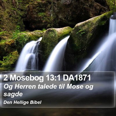 2 Mosebog 13:1 DA1871 Bible Verse Image