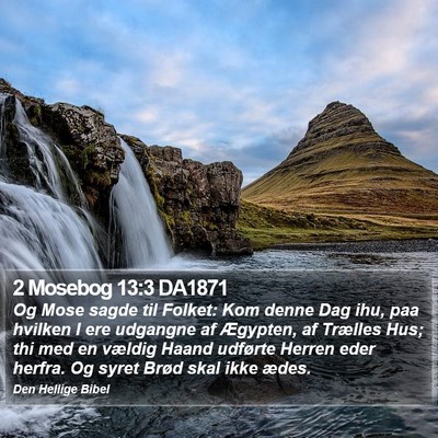2 Mosebog 13:3 DA1871 Bible Verse Image