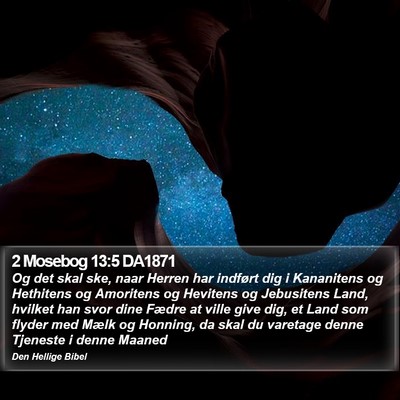 2 Mosebog 13:5 DA1871 Bible Verse Image
