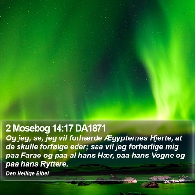 2 Mosebog 14:17 DA1871 Bible Verse Image