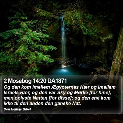2 Mosebog 14:20 DA1871 Bible Verse Image