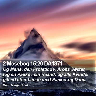 2 Mosebog 15:20 DA1871 Bible Verse Image