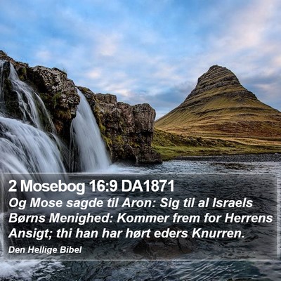 2 Mosebog 16:9 DA1871 Bible Verse Image