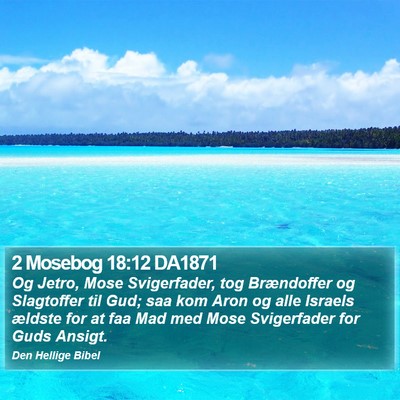 2 Mosebog 18:12 DA1871 Bible Verse Image