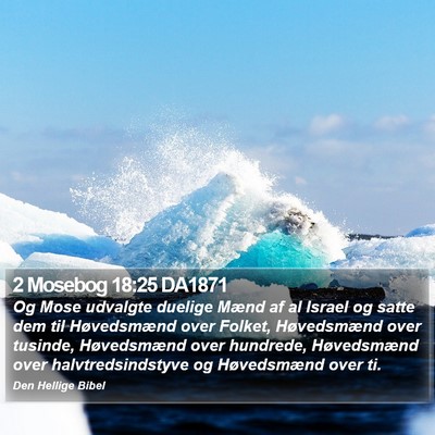 2 Mosebog 18:25 DA1871 Bible Verse Image