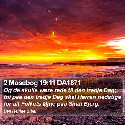 2 Mosebog 19:11 DA1871 Bible Verse Image