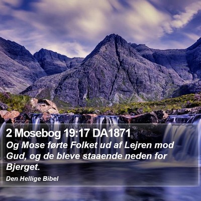2 Mosebog 19:17 DA1871 Bible Verse Image
