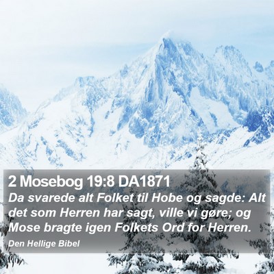 2 Mosebog 19:8 DA1871 Bible Verse Image