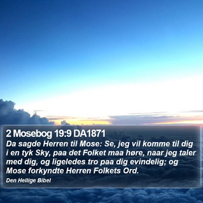 2 Mosebog 19:9 DA1871 Bible Verse Image
