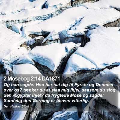2 Mosebog 2:14 DA1871 Bible Verse Image
